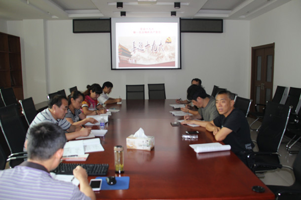 地质第三党支部召开“讲重作”警示教育专题组织生活会